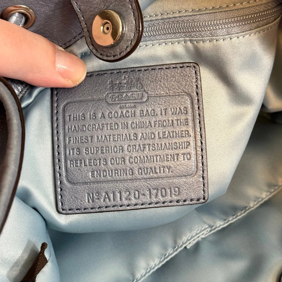 Coach Madison Python Embossed Marielle Leather Purse Snakeskin Shoulder Tote Bag - Picture 4 of 13